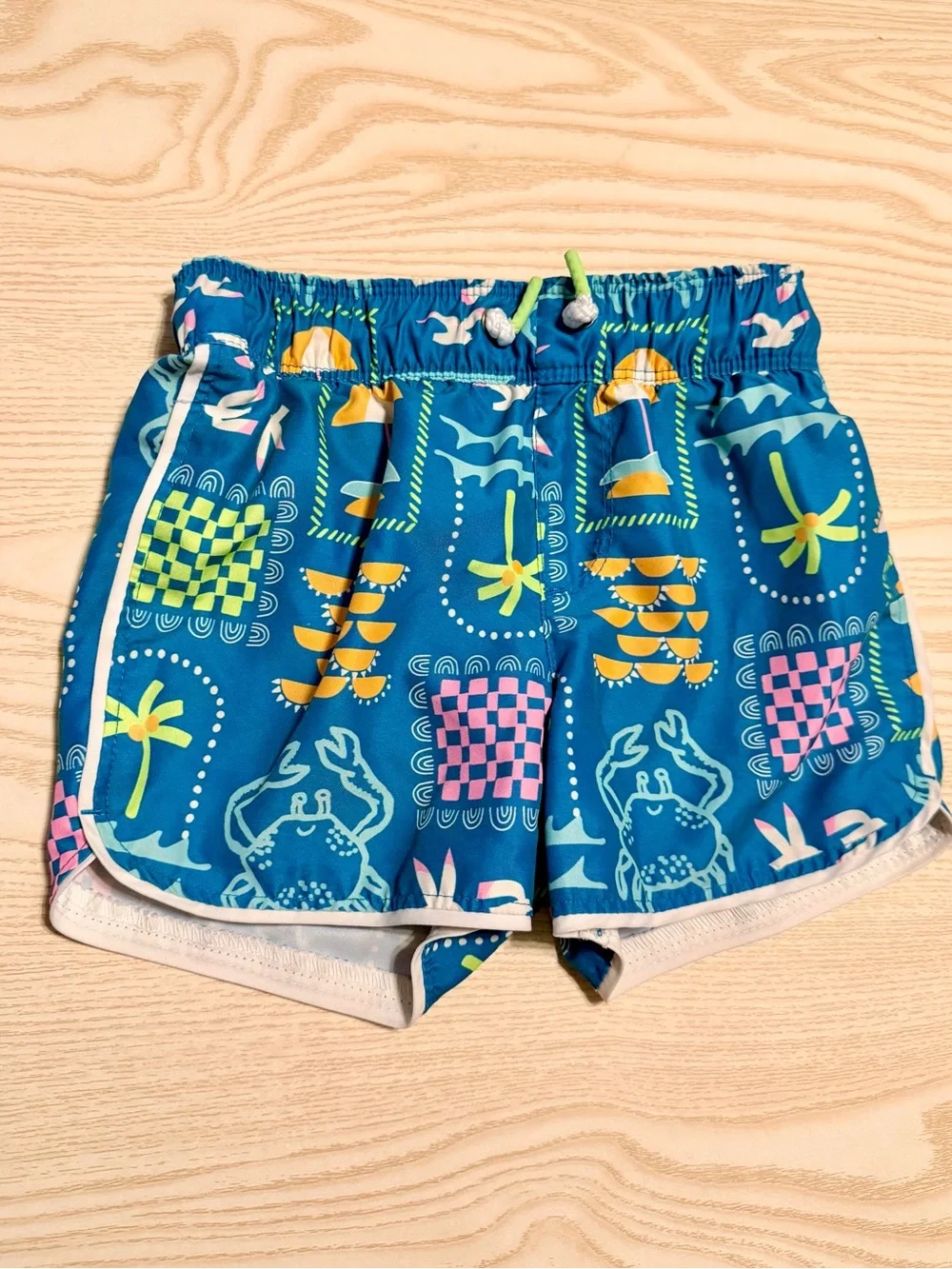 Cat & Jack Turquoise Blue Swim Trunks Size 3T